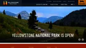 What Yellowstonevacations.com website looked like in 2022 (1 year ago)