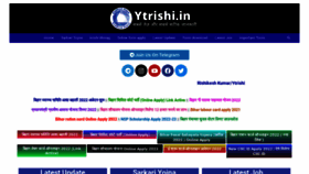 What Ytrishi.in website looked like in 2022 (1 year ago)