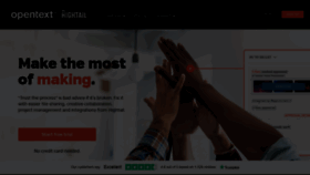 What Yousendit.com website looked like in 2022 (2 years ago)