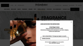 What Yslbeauty.com.au website looked like in 2022 (1 year ago)