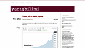 What Yarisbilimi.com website looked like in 2022 (1 year ago)