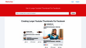 What Youtubetofb.com website looked like in 2022 (1 year ago)