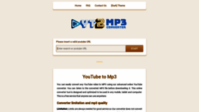 What Yt2mp3.info website looked like in 2022 (1 year ago)