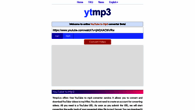 What Ytmp3.ru website looked like in 2022 (1 year ago)