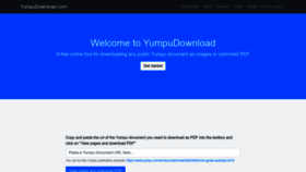 What Yumpudownload.com website looked like in 2022 (1 year ago)