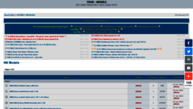 What Yourmodels.bz website looked like in 2022 (3 years ago)