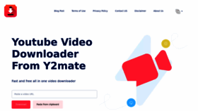 What Y2mate.nl website looked like in 2022 (1 year ago)