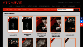 What Yts-movie.cc website looked like in 2022 (1 year ago)