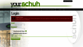What Yourschuh.co.uk website looked like in 2022 (1 year ago)