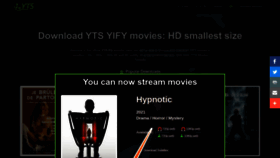 What Yts.rs website looked like in 2022 (2 years ago)