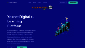 What Yesnetdigital.com website looked like in 2022 (1 year ago)