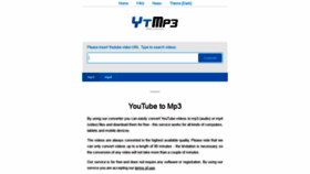 What Ytmp3.wtf website looked like in 2022 (3 years ago)