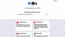 What Ytmp3to.com website looked like in 2022 (1 year ago)