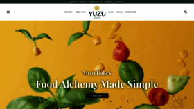 What Yuzubakes.com website looked like in 2022 (1 year ago)
