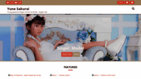What Yunesakurai.com website looked like in 2022 (1 year ago)