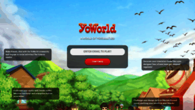 What Yoworld.com website looked like in 2022 (1 year ago)