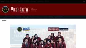 What Yudharta.ac.id website looked like in 2022 (1 year ago)