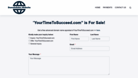What Yourtimetosucceed.com website looked like in 2022 (1 year ago)