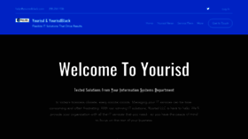 What Yourisd.com website looked like in 2022 (1 year ago)