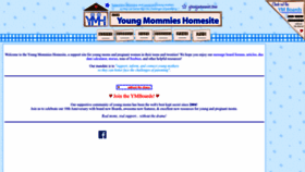 What Youngmommies.com website looked like in 2022 (1 year ago)