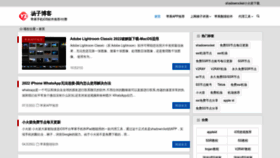 What Yang-zi.com website looked like in 2023 (1 year ago)