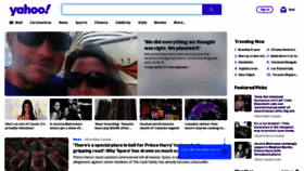 What Yahoo.ca website looked like in 2023 (2 years ago)