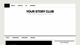 What Yourstoryclub.com website looked like in 2023 (1 year ago)