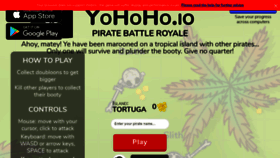 What Yohoho.io website looked like in 2023 (1 year ago)
