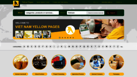 What Yellowpages.com.vn website looked like in 2023 (1 year ago)