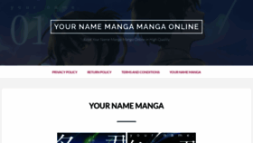 What Yournamemanga.xyz website looked like in 2023 (1 year ago)