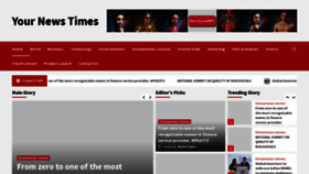 What Yournewstimes.com website looked like in 2023 (1 year ago)