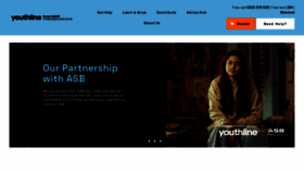 What Youthline.co.nz website looked like in 2023 (1 year ago)