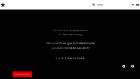 What Yildizholding.com.tr website looked like in 2023 (1 year ago)