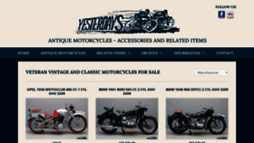 What Yesterdays.nl website looked like in 2023 (3 years ago)