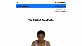 What Yogavidya.com website looked like in 2023 (1 year ago)