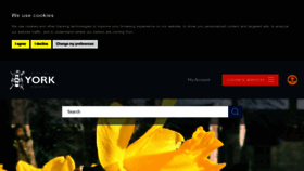 What York.gov.uk website looked like in 2023 (2 years ago)