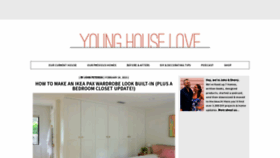 What Younghouselove.com website looked like in 2023 (1 year ago)