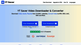 What Ytsaver.net website looked like in 2023 (3 years ago)