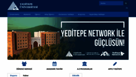 What Yeditepe.edu.tr website looked like in 2023 (1 year ago)