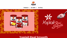 What Yoplait.com website looked like in 2023 (1 year ago)