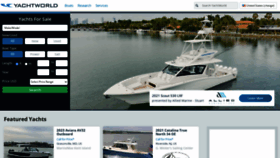 What Yachtworld.com website looked like in 2023 (1 year ago)