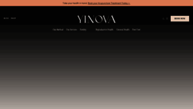 What Yinovacenter.com website looked like in 2023 (1 year ago)
