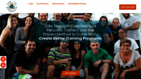 What Yestostrength.com website looked like in 2023 (1 year ago)