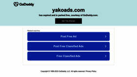 What Yakoads.com website looked like in 2023 (1 year ago)