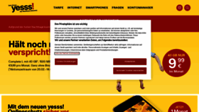 What Yesss.at website looked like in 2023 (3 years ago)