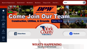 What Yorkcounty.gov website looked like in 2023 (2 years ago)