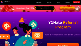 What Y2mate.ch website looked like in 2023 (1 year ago)