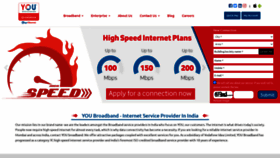 What Youbroadband.in website looked like in 2023 (1 year ago)