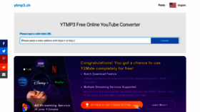 What Ytmp3.ch website looked like in 2023 (1 year ago)