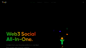 What Yup.io website looked like in 2023 (2 years ago)